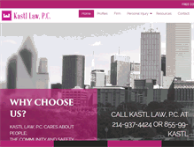 Tablet Screenshot of kastllaw.com